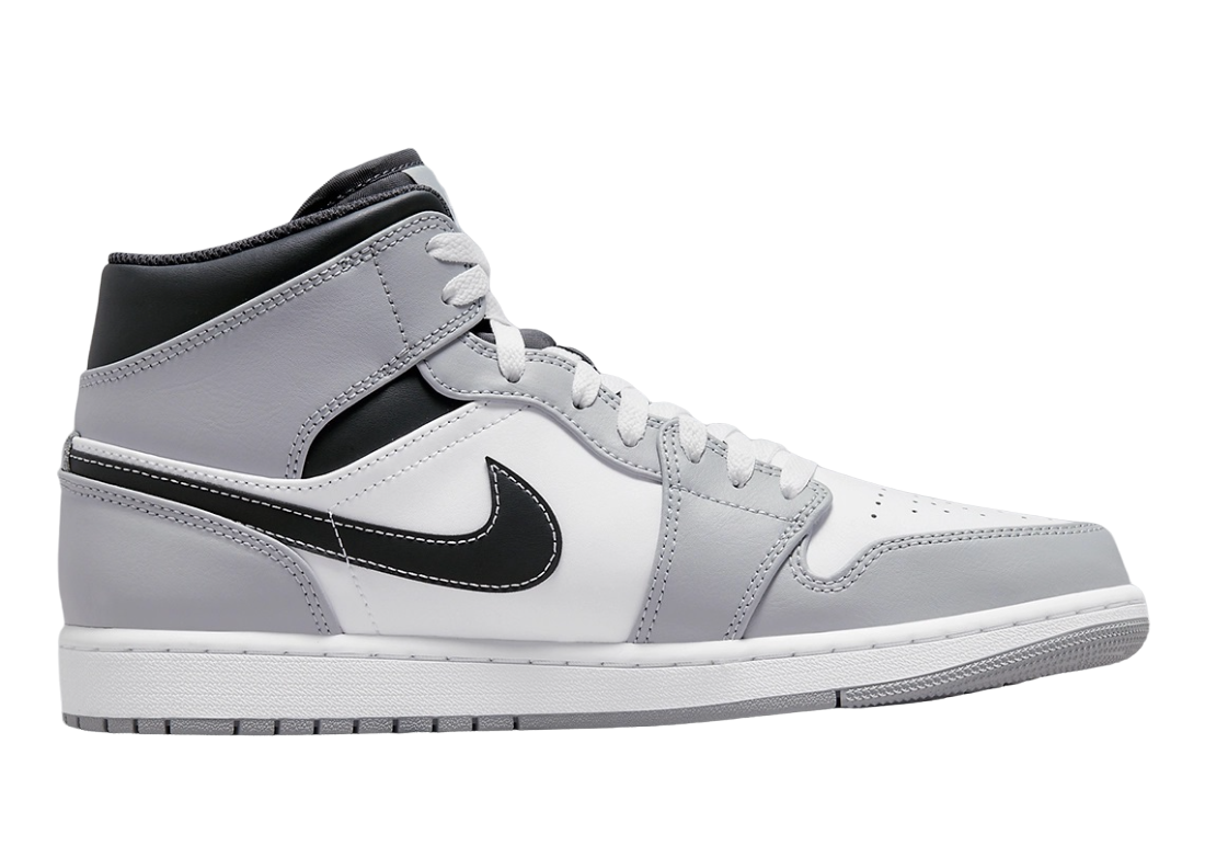Air Jordan 1 Mid - Light Smoke Grey Anthracite