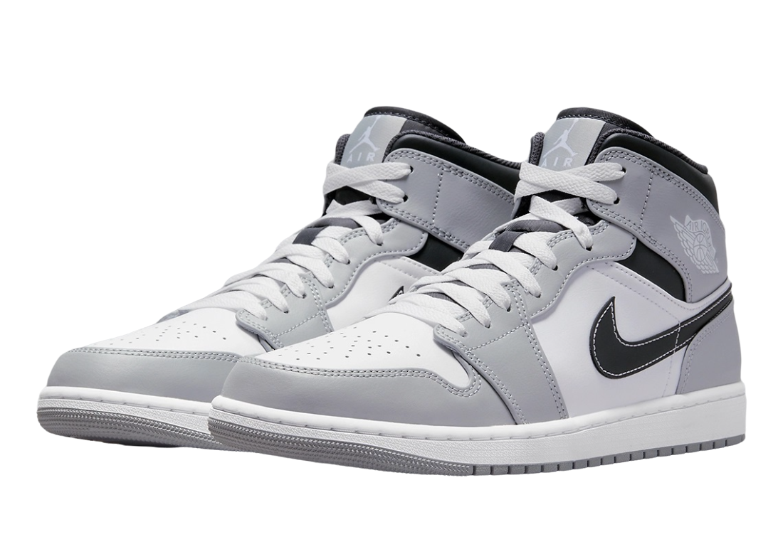 Air Jordan 1 Mid - Light Smoke Grey Anthracite