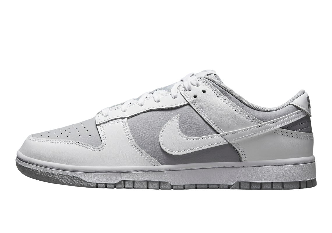 Nike Dunk Low - Grey/White "Reverse Two Tone"