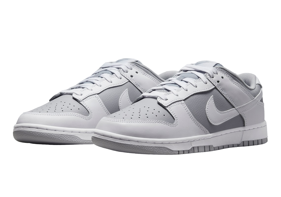 Nike Dunk Low - Grey/White "Reverse Two Tone"