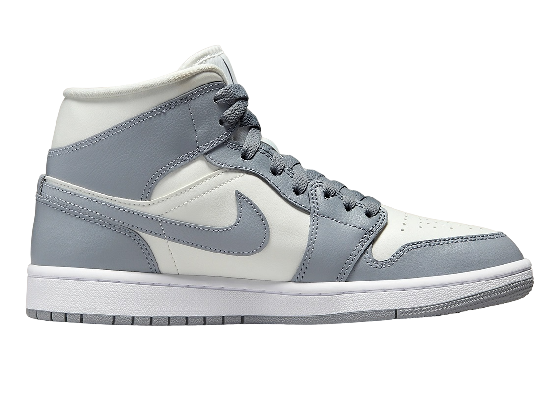 Air Jordan 1 Mid - Sail Stealth White (W)