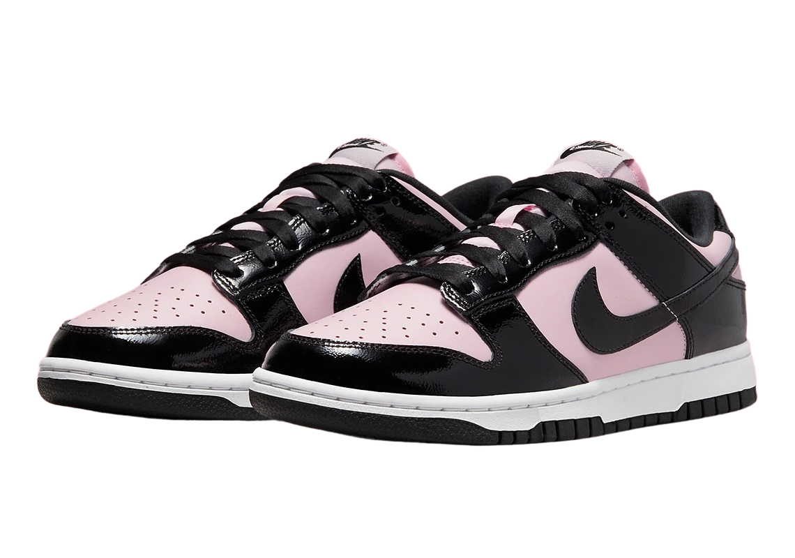Nike Dunk Low - Black Patent Pink (W)